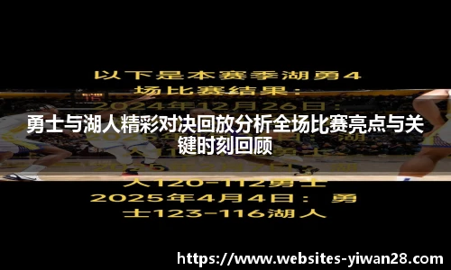 勇士与湖人精彩对决回放分析全场比赛亮点与关键时刻回顾